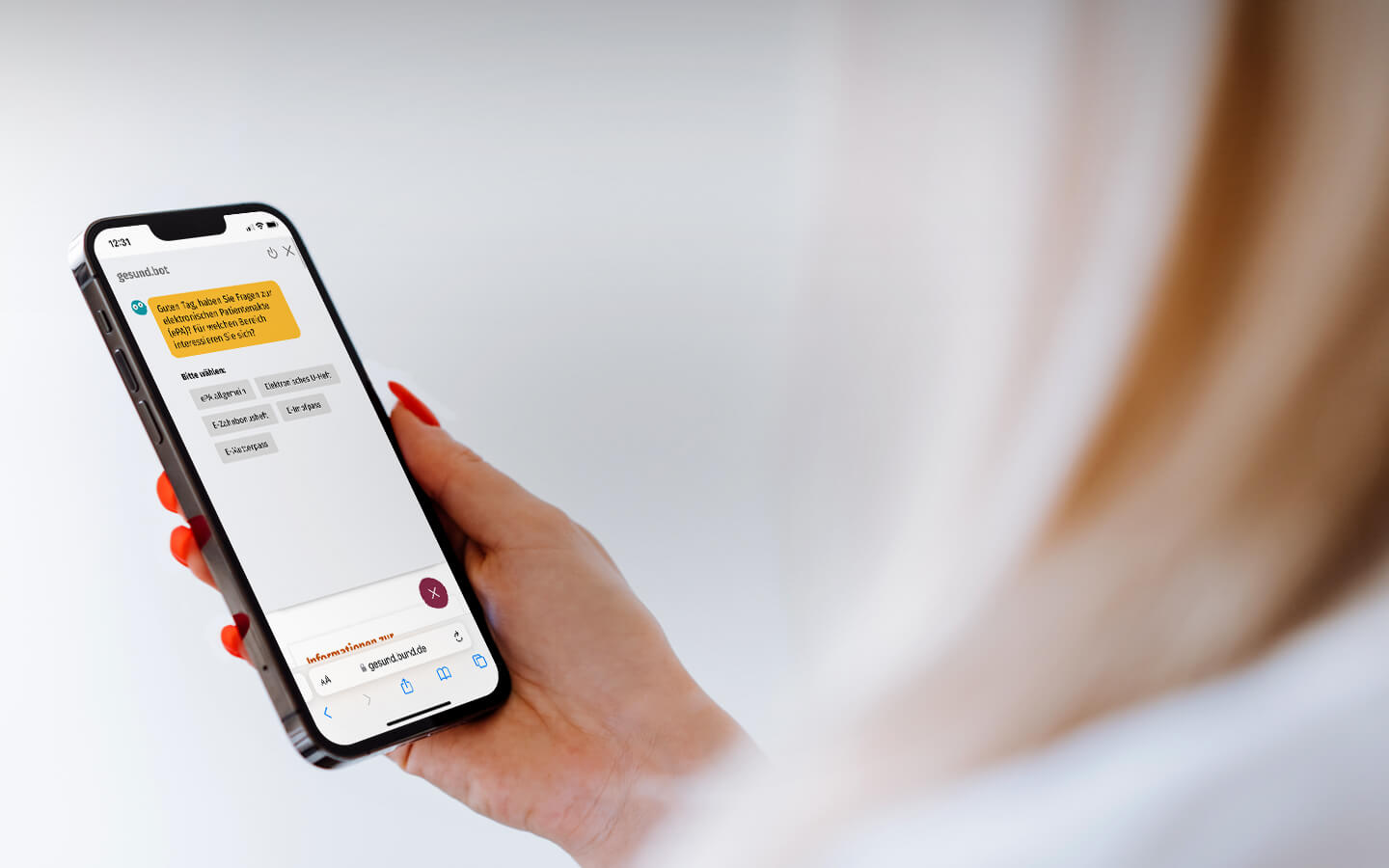 FAQ Bot hero — chatbot interface